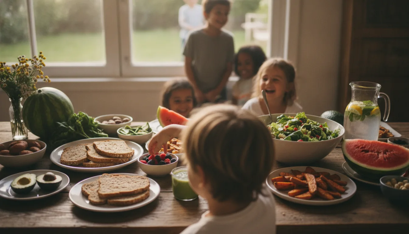 Alimentación vegetal saludable: sus beneficios sobre la presión arterial de los niños.