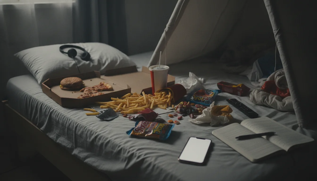 ¿Cuáles son los efectos de la comida chatarra en la salud mental?