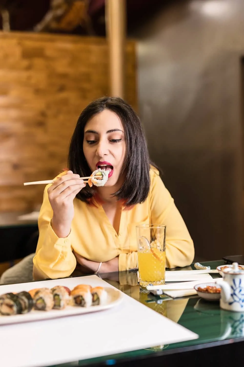 Sushi y sashimi