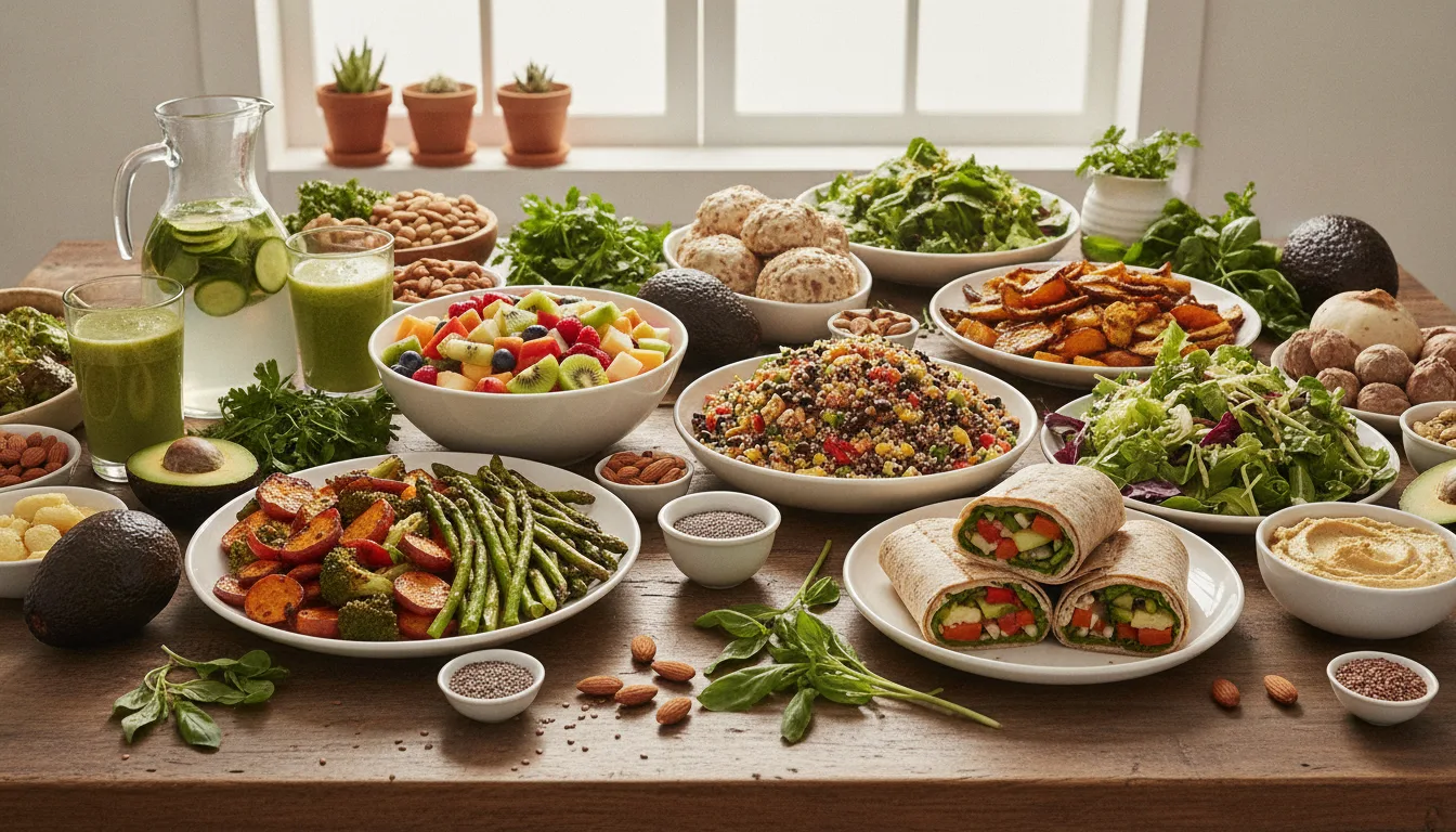 Una dieta vegana baja en grasas podría ayudar a perder peso sin reducir las cantidades de comida.