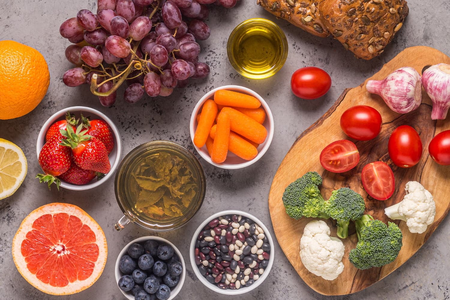 Fuentes de antioxidantes en la dieta: Dónde encontrarlos y beneficios