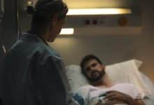 hombre en hospital