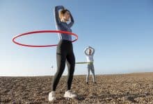 ejercicio hula-hoop