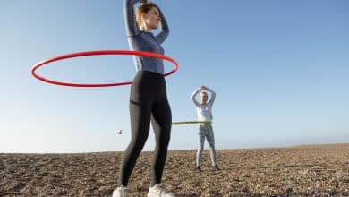 ejercicio hula-hoop