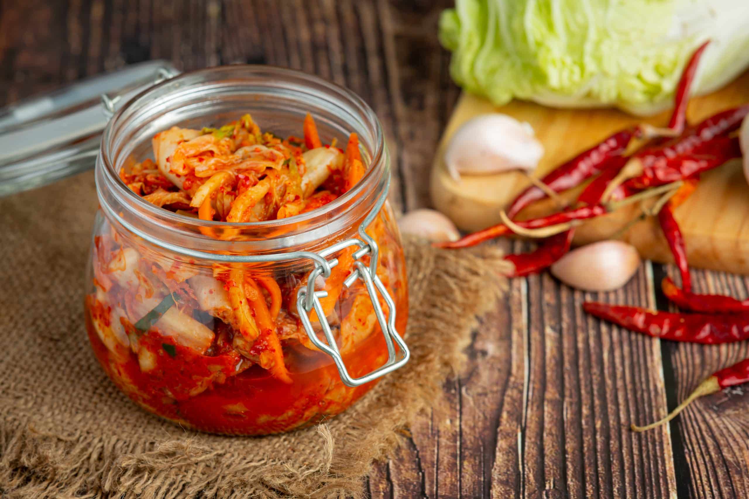 alimentos fermentados kimchi