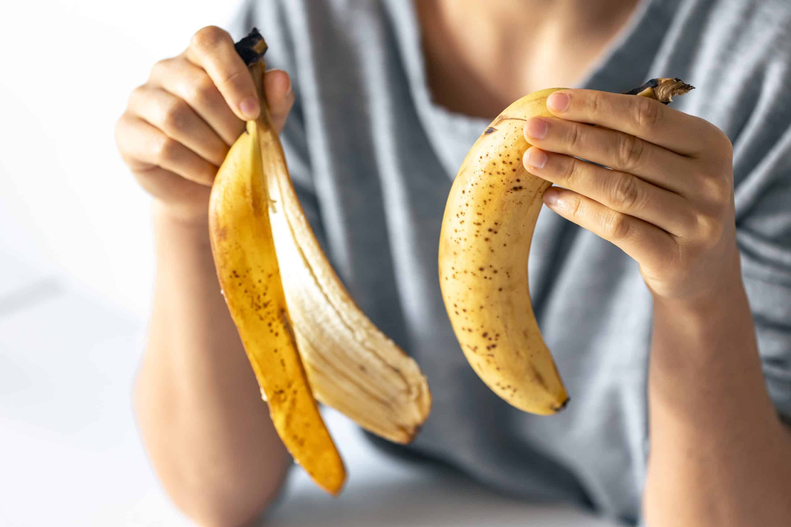 cáscaras de plátano
